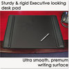 A Picture of product AOP-513381 Artistic® Sagamore Desk Pad,  38 x 24, Black