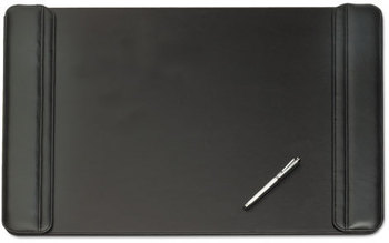 Artistic® Sagamore Desk Pad,  38 x 24, Black