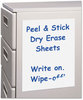 A Picture of product CLI-57911 C-Line® Self-Stick Dry Erase Sheets,  8 1/2 x 11, White, 25 Sheets/Box