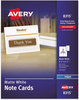 A Picture of product AVE-8315 Avery® Note Cards with Matching Envelopes Inkjet, 85 lb, 4.25 x 5.5, Matte White, 60 2 Cards/Sheet, 30 Sheets/Pack
