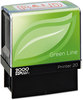 A Picture of product COS-098370 2000 PLUS® Green Line Self-Inking Message Stamp,  Paid, 1 1/2 x 9/16, Red