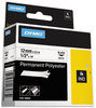 A Picture of product DYM-18483 DYMO® Rhino Industrial Label Cartridges,  1/2" x 18 ft, White/Black Print