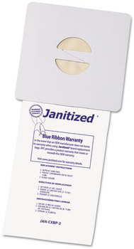 Janitized® Vacuum Filters,  Nobles Portapac Strap-A-Vac, & Tennant BackPack Vacuums, 10/Case