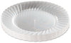 A Picture of product WNA-RSCW91512 WNA Classicware® Plastic Dinnerware,  9" Diameter, Clear, 12 Plates/Pack