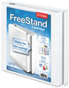 A Picture of product CRD-43100 Cardinal® FreeStand™ Easy Open® Locking Slant-D® Ring Binder,  1" Cap, 11 x 8 1/2, White