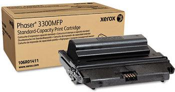 Xerox® 106R01412, 106R01411 Toner 4,000 Page-Yield, Black