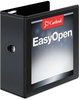 A Picture of product CRD-10351 Cardinal® Premier Easy Open® ClearVue™ Locking Slant-D® Ring Binder,  5" Cap, 11 x 8 1/2, Black