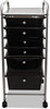 A Picture of product AVT-34005 Advantus® Portable Drawer Organizer,  13w x 15 3/8d x 32 1/8h, Smoke/Matte Gray