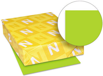 Neenah Paper Astrobrights® Colored Paper,  24lb, 8-1/2 x 11, Vulcan Green, 500 Sheets/Ream