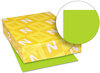A Picture of product WAU-21859 Neenah Paper Astrobrights® Colored Paper,  24lb, 8-1/2 x 11, Vulcan Green, 500 Sheets/Ream