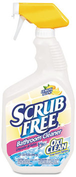 Arm & Hammer™ Scrub Free® Soap Scum Remover with Oxy Foaming Action,  Lemon, 32oz Spray Bottle, 8/Carton