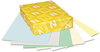 A Picture of product WAU-82321 Neenah Paper Exact® Vellum Bristol Cover Stock,  67 lbs., 8-1/2 x 11, Blue, 250 Sheets