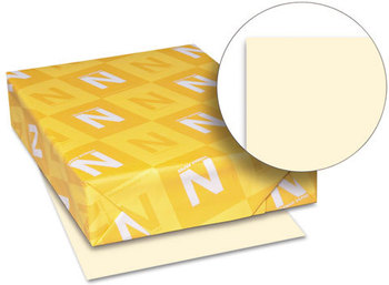 Neenah Paper Exact® Vellum Bristol Cover Stock,  67 lbs., 8-1/2 x 11, Ivory, 250 Sheets