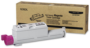 Xerox® 106R01214-106R01221 Toner Cartridge 106R01219 High-Yield 12,000 Page-Yield, Magenta