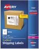 A Picture of product AVE-5165 Avery® Shipping Labels with TrueBlock® Technology Laser Printers, 8.5 x 11, White, 100/Box