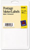 A Picture of product AVE-05288 Avery® Postage Meter Labels For Pitney-Bowes Machines 1.5 x 2.75, White, 4/Sheet, 40 Sheets/Pack, (5288)