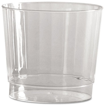 WNA Classic Crystal™ Fluted Tumblers,  9 oz., Clear, Fluted, Squat, 12/Pack