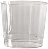 A Picture of product WNA-CCR9240 WNA Classic Crystal™ Fluted Tumblers,  9 oz., Clear, Fluted, Squat, 12/Pack