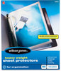 A Picture of product WLJ-21412 Wilson Jones® Heavyweight Top-Loading Sheet Protectors,  Nonglare Finish, Letter, 50/Box