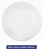 A Picture of product WNA-CW10144 WNA Classicware® Plastic Dinnerware,  Plastic, 10.25 in, Clear, 18/Bag, 8 Bag/Carton