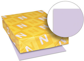 Neenah Paper Exact® Vellum Bristol Cover Stock,  67 lbs., 8-1/2 x 11, Orchid, 250 Sheets