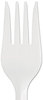 A Picture of product DXE-SSF21P GP Pro Dixie Ultra® Smartstock® Series-B Polypropylene Plastic Fork Refill. 5.8 in. White. 40/pack, 24 packs/case.