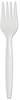 A Picture of product DXE-SSF21P GP Pro Dixie Ultra® Smartstock® Series-B Polypropylene Plastic Fork Refill. 5.8 in. White. 40/pack, 24 packs/case.