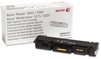 Xerox® 106R02775,106R02777 Toner 106R02777 High-Yield 3,000 Page-Yield, Black