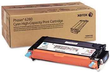 Xerox® 106R01388-106R01395 Toner 106R01392 High-Yield 5,900 Page-Yield, Cyan