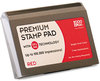 A Picture of product COS-030254 COSCO 2000PLUS® Premium Gel Stamp Pad,  2 3/4 x 4 1/4, Red