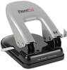 A Picture of product ACI-2340 PaperPro® inDULGE™ Two-Hole Punch,  40-Sheet Capacity, Black/Silver