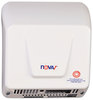 A Picture of product WRL-083000000 WORLD DRYER® NOVA Hand Dryer,  110-240V, Aluminum, White