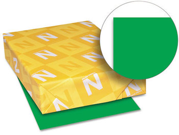 Neenah Paper Astrobrights® Colored Paper,  24lb, 8-1/2 x 11, Gamma Green, 500 Sheets/Ream
