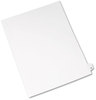 A Picture of product AVE-01025 Avery® Preprinted Style Legal Dividers Exhibit Side Tab Index 10-Tab, 25, 11 x 8.5, White, 25/Pack, (1025)