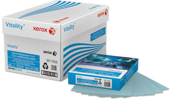 xerox™ Multipurpose Pastel Colored Paper 20 lb Bond Weight, 8.5 x 11, Blue, 500/Ream