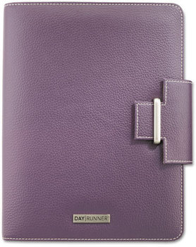 Day Runner® Terramo Refillable Planner,  5 1/2 x 8 1/2, Eggplant