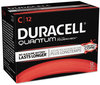 A Picture of product DUR-QU1400 Duracell® Quantum C Alkaline Batteries with Duralock Power Preserve™ Technology. 72 count.