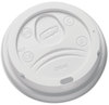 A Picture of product 120-096 Dixie® Sip-Through Dome Hot Drink Lids,  White, 100/Pack