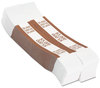 A Picture of product CTX-405000 Coin-Tainer® Currency Straps,  Brown, $5,000 in $50 Bills, 1000 Bands/Pack