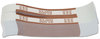 A Picture of product CTX-405000 Coin-Tainer® Currency Straps,  Brown, $5,000 in $50 Bills, 1000 Bands/Pack