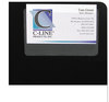A Picture of product CLI-70257 C-Line® Self-Adhesive Business Card Holders,  Top Load, 3 1/2 x 2, Clear, 10/Pack