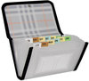 A Picture of product CLI-58412 C-Line® Plaid Design Expanding Files,  Plaid, Coupon, 13 pockets, 1.5" Exp., 1/EA