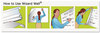 A Picture of product WZW-27540SBW Wizard Wall® Dry Erase Static-Cling Film Systems and Kits,  Dry Erase Static-Cling Film, Jumbo 27 1/2" x 40 ft, White
