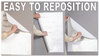 A Picture of product WZW-27540SBW Wizard Wall® Dry Erase Static-Cling Film Systems and Kits,  Dry Erase Static-Cling Film, Jumbo 27 1/2" x 40 ft, White