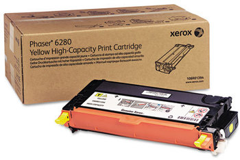 Xerox® 106R01388-106R01395 Toner 106R01394 High-Yield 5,900 Page-Yield, Yellow