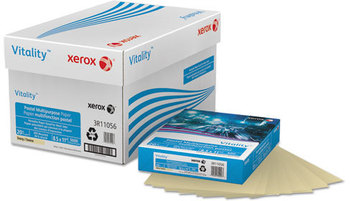 xerox™ Multipurpose Pastel Colored Paper 20 lb Bond Weight, 8.5 x 11, Ivory, 500/Ream