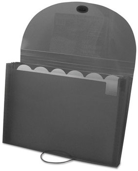 C-Line® Specialty Expanding Files,  Letter, 7-Pocket, Smoke