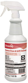 Diversey™ Suma® Oven & Grill Cleaner,  Neutral, 32oz, Spray Bottle, 12/Carton