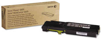 Xerox® 106R02225-106R02244 Toner 106R02227 High-Yield 6,000 Page-Yield, Yellow