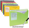 A Picture of product CLI-63060 C-Line® Write-On Poly File Jackets,  1" Exp., Letter, Assorted Colors, 25/BX